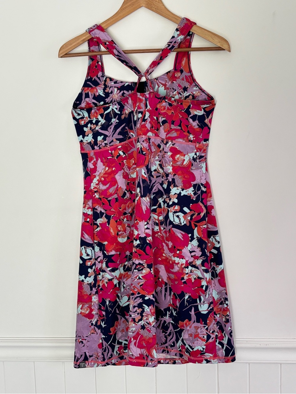 Title Nine Floral Active Athletic Tank Dress Size Small-Medium